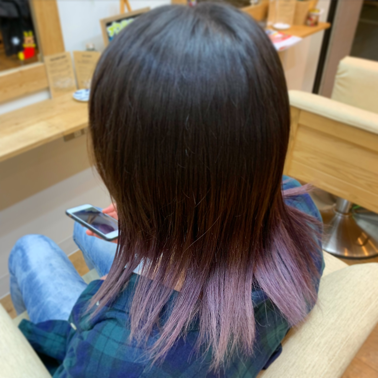 パープルカラーグラデーション