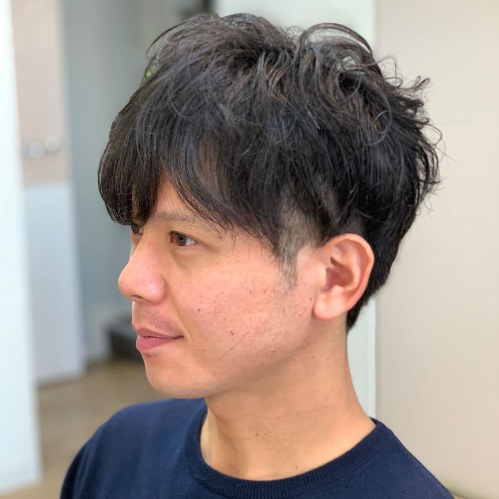 【くせ毛】マッシュ×うざバング×束感ショートで王道ショート。